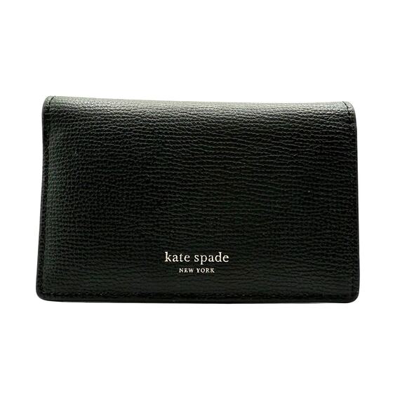 Kate Spade Black Leather Keychain Wallet - Picture 1 of 7